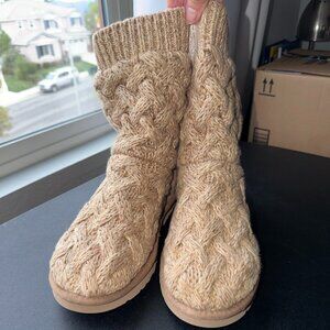 Women's UGG Cable Knit Boots